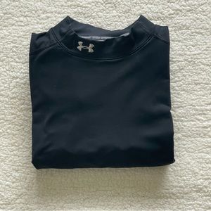 Under Armour Women’s Fitted “cold gear” mock turtleneck, long sleeve, size L